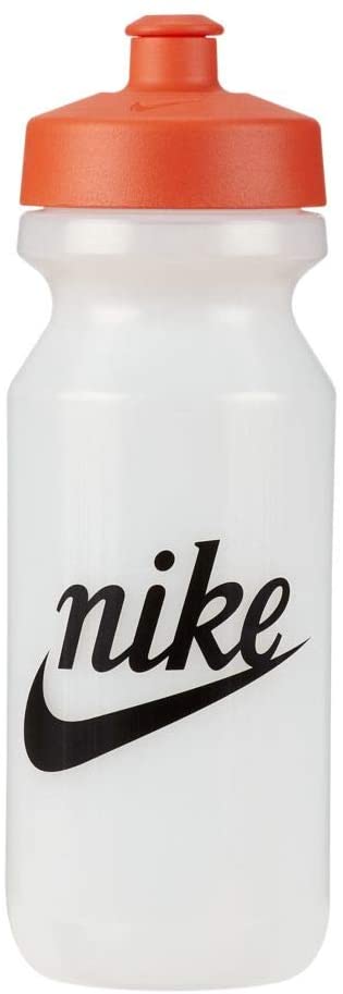 Nike Unisex Adult Bottle, Clear/Rush Orange/Black, 21 oz/650 ml, 621 ml