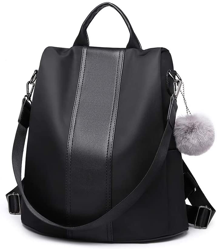 Miss Lulu Anti-theft PU Backpack for Women, Large Capacity Backpack with Multiple Pockets