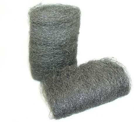 Merriway BH04379 3 x 20 g ASW112 Steel Wool No.1-2 Grade - Medium , Grey