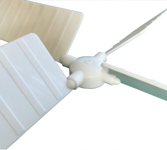 Windmill Sails - Replacements for Garden Windmill - Ref: 17" diameter/GIANT / WHITE CTR. [Only replace your sails with ones that have the same colour centre boss - either RED or WHITE] - Image 2