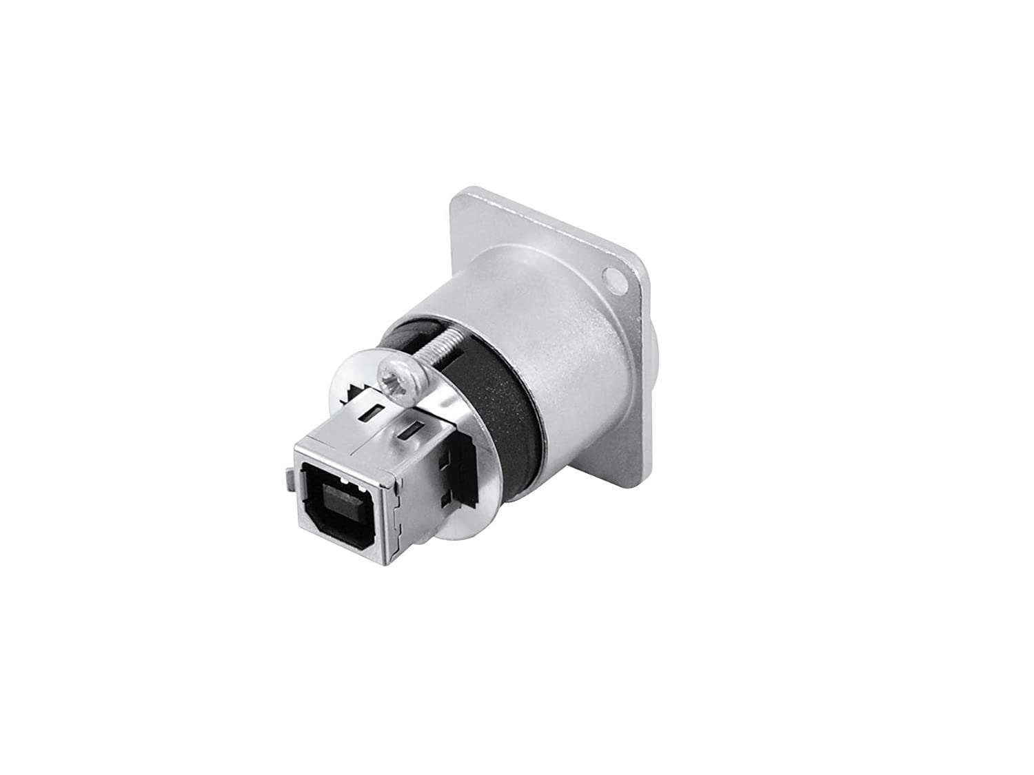 Neutrik NAUSB-W USB A to USB B Chassis Mounting Coupler, Silver, Einheitsgröße - Image 2