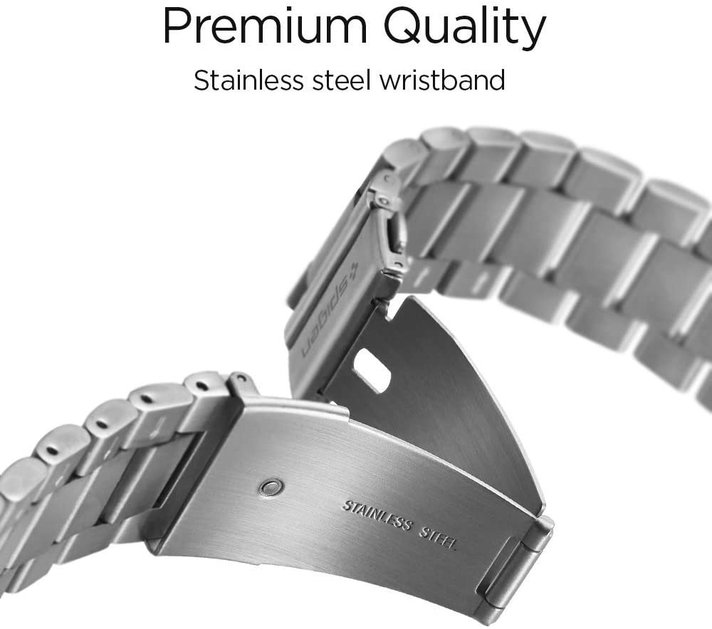 Spigen Modern Fit Designed For Samsung Galaxy Watch 3 45mm Band Strap (2020) / Galaxy Watch 46mm Band (2018) / OnePlus Watch Band/Gear S3 Frontier Band / S3 Classic Band Strap - Image 2
