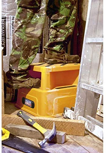 Sealey Heavy-Duty Platform Safety Step, 150kg Capacity, 370mm Height - KS5, Yellow - Image 4