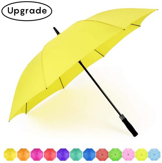 RUMBRELLA Golf Umbrella Windproof UV Umbrellas Large UPF 50+ Auto Open 55IN