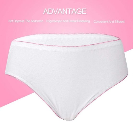 4 pcs Disposable Underpants Women High Absorbent Elastic Breathable ...