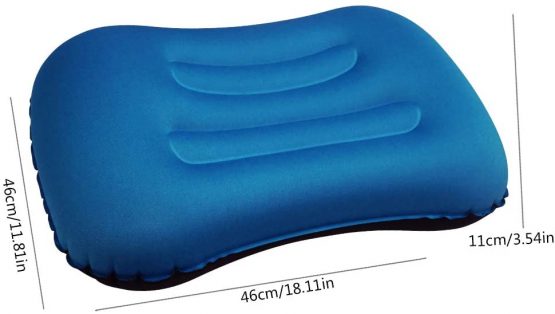 VICKSONGS Camping Pillows/Portable Inflate Pillow – Soft Outdoor Pillow Ultralight, Comfortable, Ergonomic, Waterproof Easy to Carry Pillow for Camping, Beach - Image 4