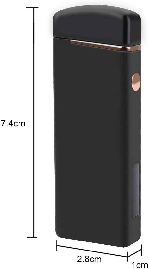 Coquimbo Gifts for Men Him Dad Electric Lighter USB Rechargeable Arc Lighter Windproof Flameless Plasma Lighters with Battery Display - Image 4