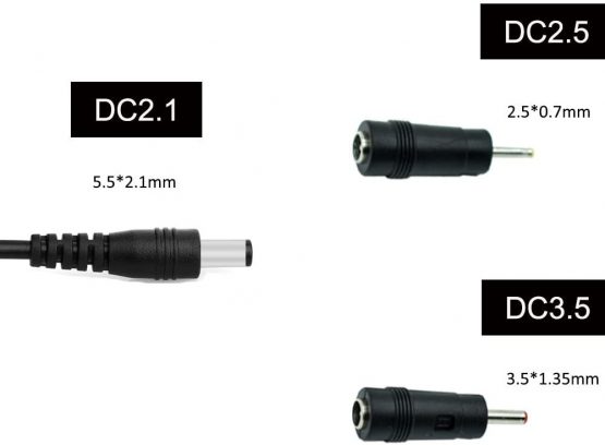 REARMASTER 3M 12V/24V Car Cigarette Lighter Power Supply Adapter Male Plug Extension Cable with Switch Button DC 5.5mm x 2.1mm/DC 2.5mm x 0.7mm/DC 3.5mm x 1.35mm - Image 3
