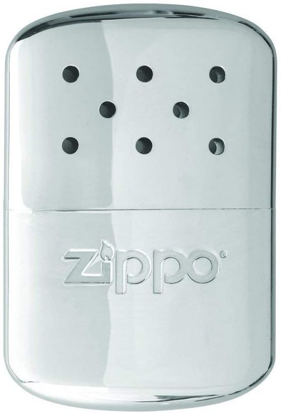 Zippo 12 Hour Refillable Hand Warmer | Portable, Refillable, Odorless | Works with Zippo Lighter Fluid | Includes easy fill technology, 2.5X more heat than disposables | Perfect for Camping, Fishing