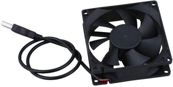 BQLZR 5V Black 8CM 8025 USB Silent Power Ball Bearing Computer Case Cooling Fan for Computer Case CPU Cooler - Image 3