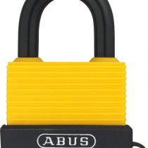 ABUS 50873 Al 70/45 45 mm Brass Padlock with Aluminium Handle/Extra Protection, Yellow