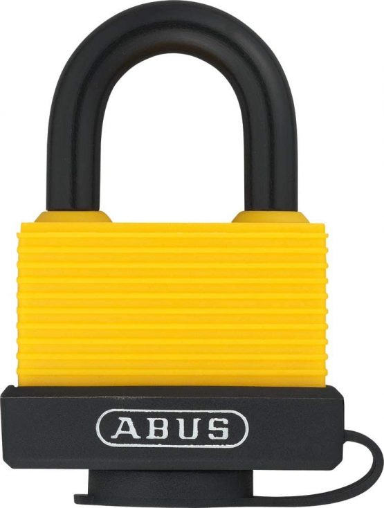 ABUS 50873 Al 70/45 45 mm Brass Padlock with Aluminium Handle/Extra Protection, Yellow