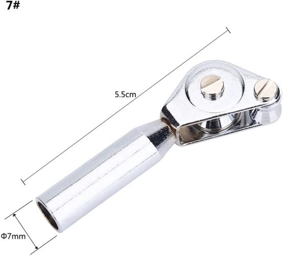Keenso Fishing Rod Tip, 5/6/7/8mm Roller Rod Tip Guide Stainless Steel Fishing Trolling Tackle Accessory For Sea Boat Fishing Trolling - Image 3