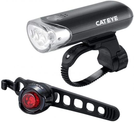 CatEye Black El135 and Orb Road Bike Light-Set