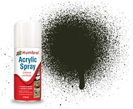Humbrol AD6053 Acrylic Spray Paint, Metallic (Gunmetal), 150 ml (Pack of 1) - Image 2