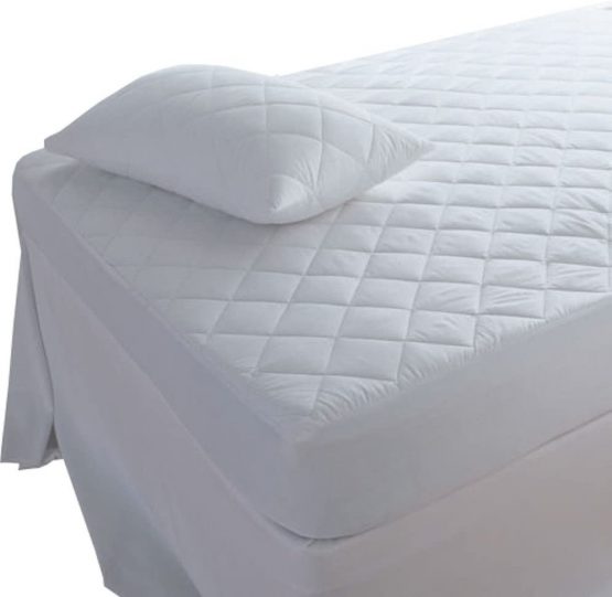 Highliving Quilted Mattress Protector, Hypoallergenic Extra Deep Fitted Mattress Cover Cover 30 cm (135cmx190cm) Double