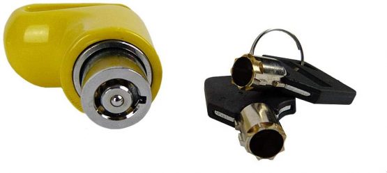 Hyfive Motorbike Motorcycle Bike Scooter Disc Lock Padlock & Keys Security Heavy Duty - Image 2
