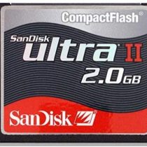 SanDisk 2GB Ultra II CompactFlash CF Card 15MB/S (SDCFH-2048-901)