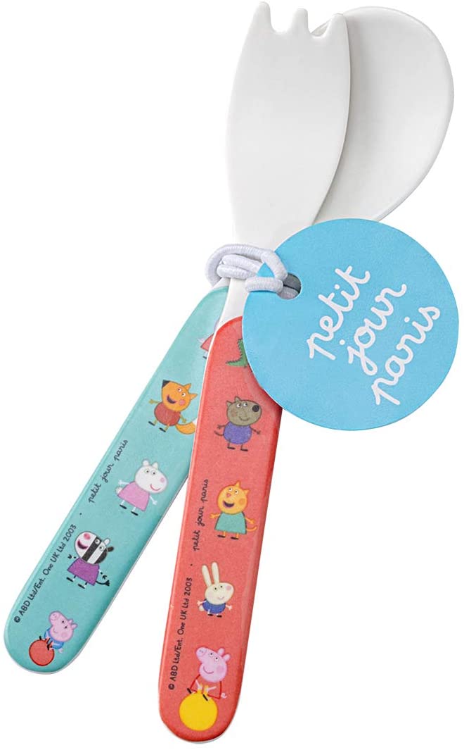 Petit Jour Paris - 2-Piece Cutlery Set Peppa Pig - Suitable for The Small Hands!, Mehrfarbig - Image 2