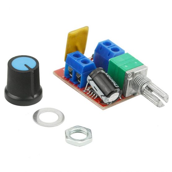 Youmile 2PACK 5A Motor Speed Controller module Mini DC Motor PWM Speed Controller switch control controller Switch LED Dimmer 3V 6V 12V 24V 35V Max 90W - Image 4