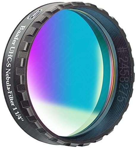 Baader Planetarium UHC-S/L 31.8 mm Booster Filter Plane-Optically Polished - Black/Glass, 1¼ Zoll