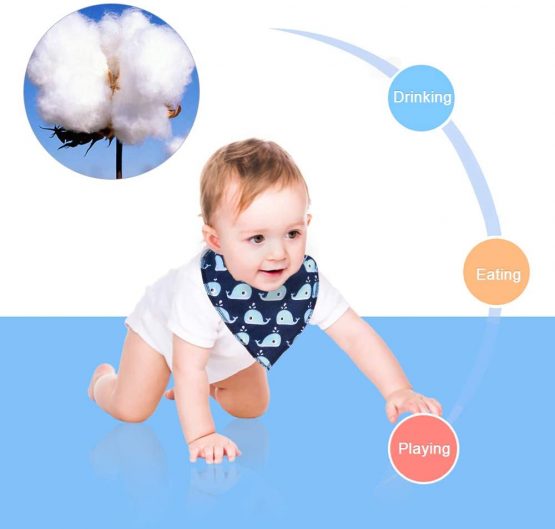 Baby Bandana Dribble Bibs Drool Bibs for Drooling and Teething 8 Pack Super Soft and Absorbent for Boys Girls by YOOFOSS - Image 3