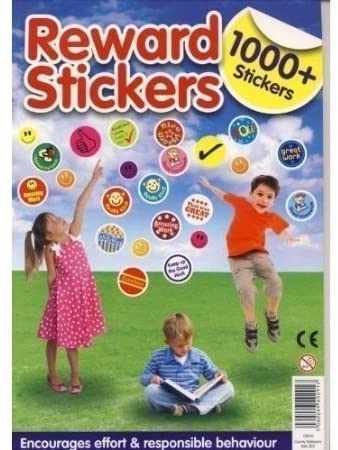 1000+ Childrens Reward Chart Smiley Face Well Done Stickers, Multicolor, 1 - Pack - Image 2