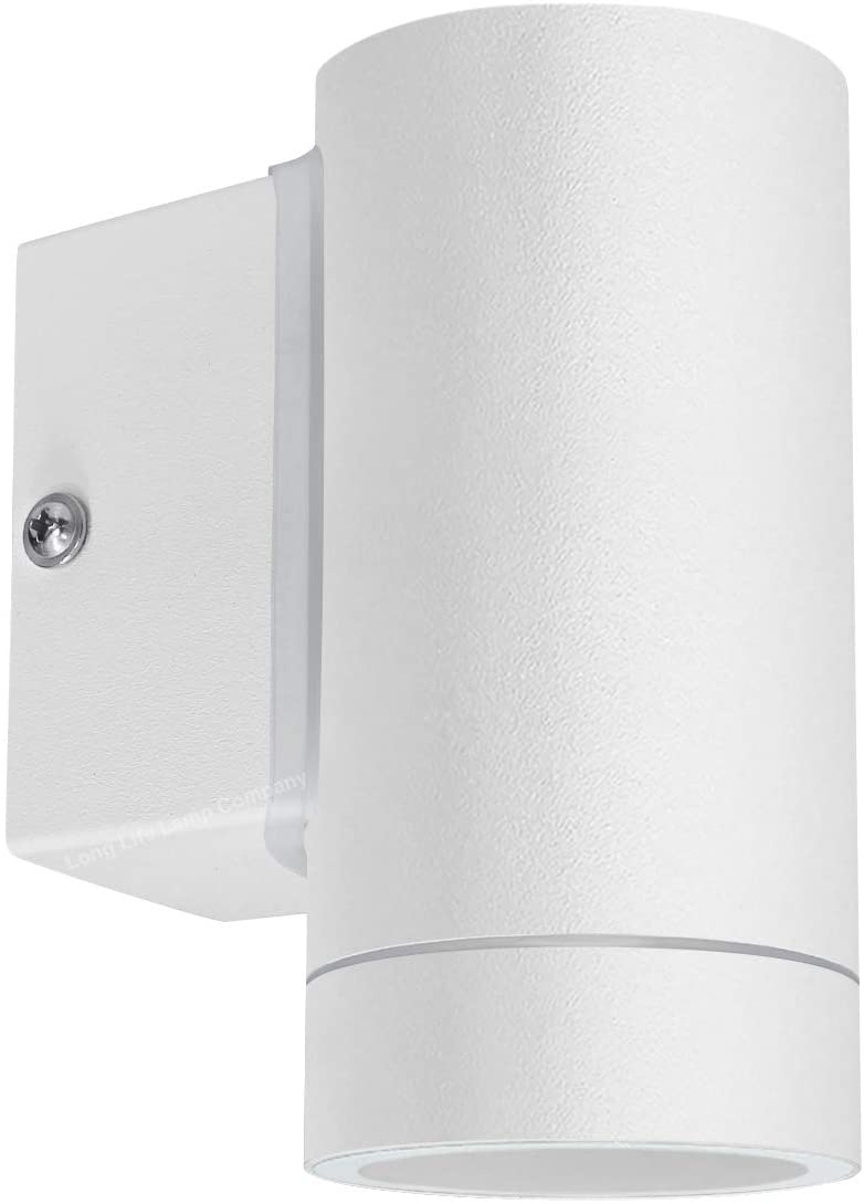 Long Life Lamp Company Stainless Steel White Finish Outdoor Wall Light IP65 Exterior Interior Wall Light ZLC053W