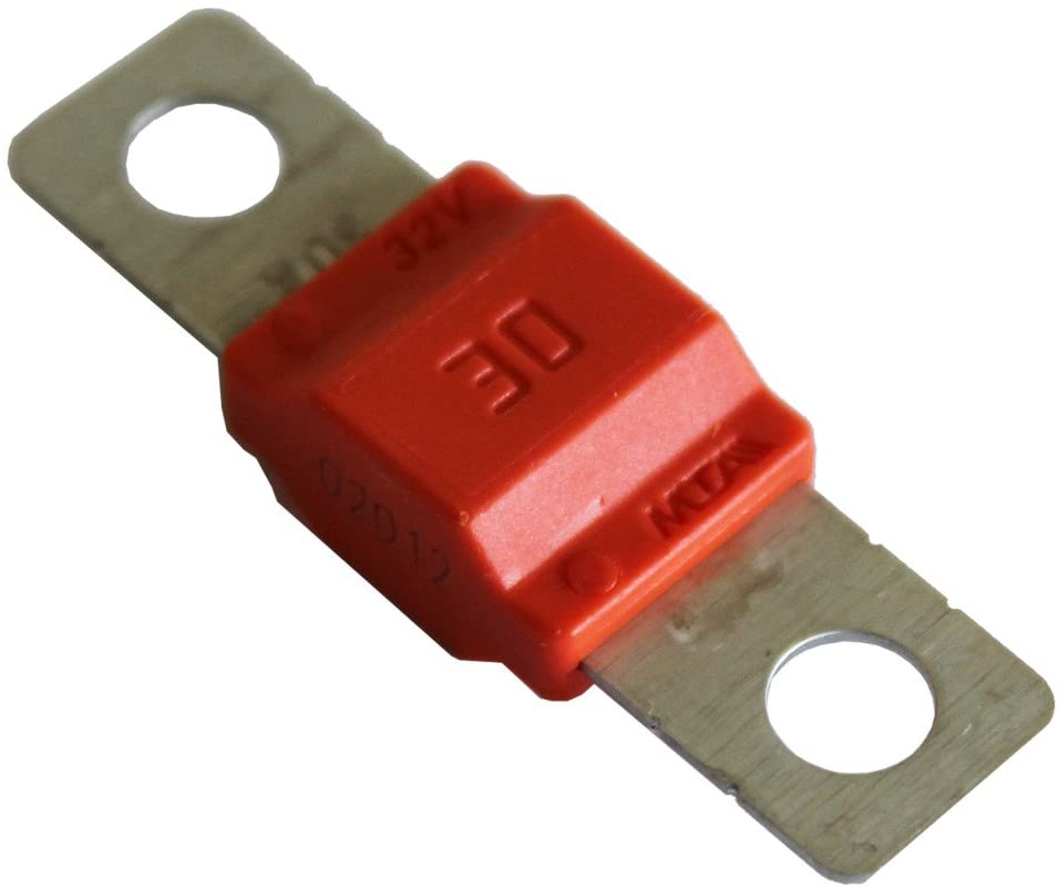 All Trade Direct 2 X 30 Amp Midi Fuse High Current All Midi Amps 40-150Amp & Fuseholder Stocked, Orange, 30 Ampere
