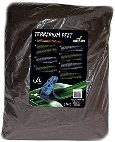 Reptiles-Planet Terrarium Peat Reptiles Substrate, 6 Litre, Brown