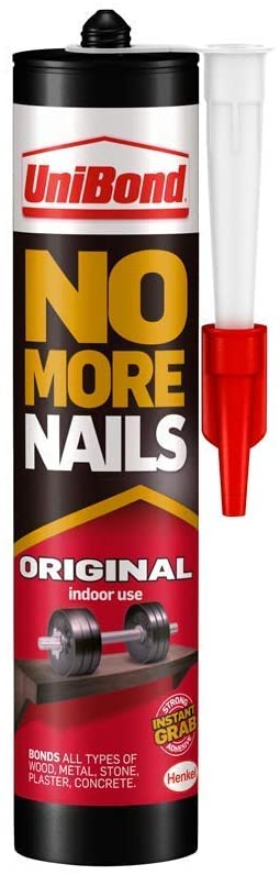 UniBond 1426052 No More Nails Original, Heavy-Duty Mounting Adhesive, Strong Glue for Wood Ceramic, Metal & More - Image 2