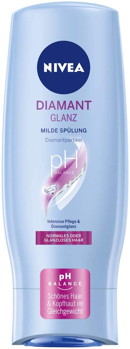 Nivea Diamond Shine Mild Conditioner (200 ml), Nourishing Hair Conditioner with Diamond Particles