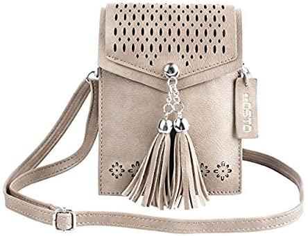 seOSTO Holiday Crossbody Bag Women Small Shoulder Bag, Ladies Small Crossbody Bag for Women with Tassel Long Shoulder Strap - Image 2