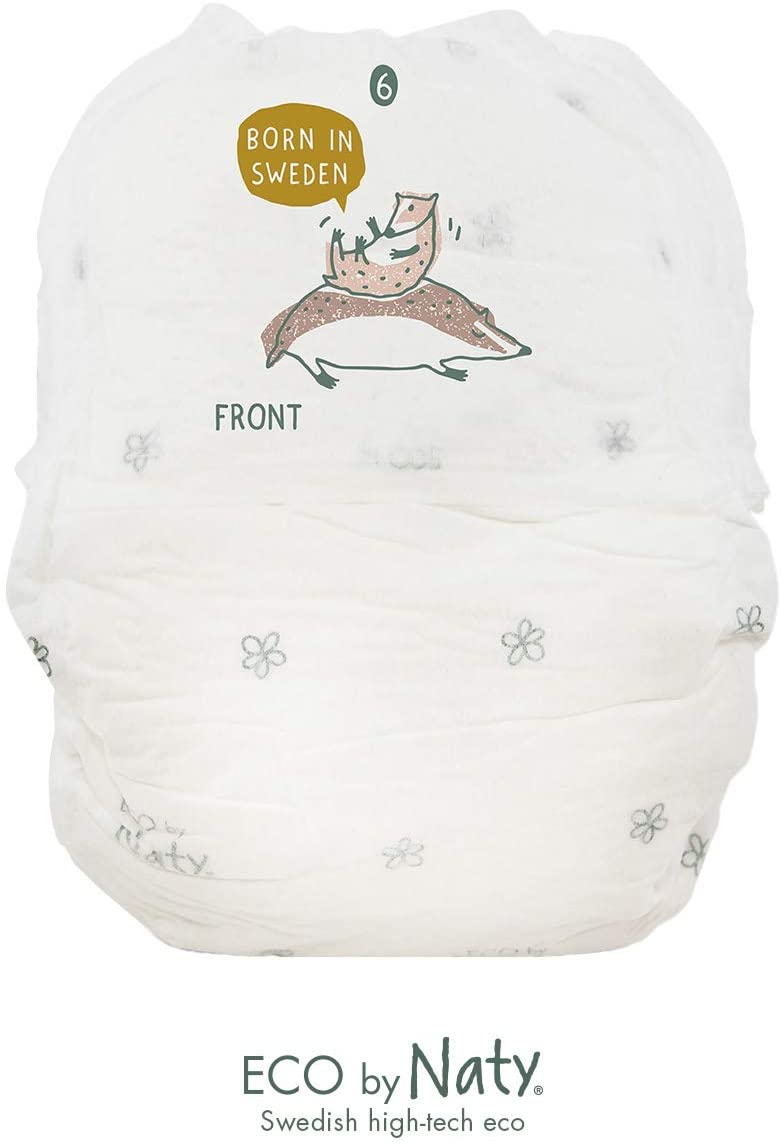 Naty FreeMovers Nappy Pants, White, Size 6 (18 count) - Image 2
