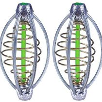 NEWSHOT 2PCS 5.5cm Fishing Bait Cage Sinker Fishing Thrower Carp For Carp Feeder