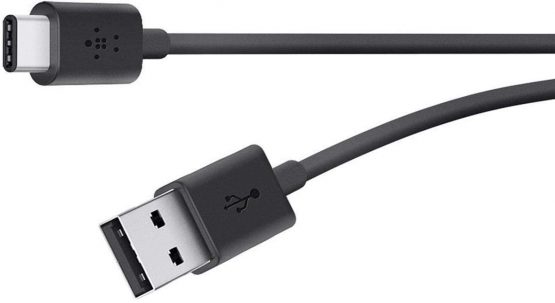 Belkin USB-IF Certified 2.0 USB-A to USB Type C (USB-C) Charge Cable, Black, 6 ft/1.8 m F2CU032bt06-BLK