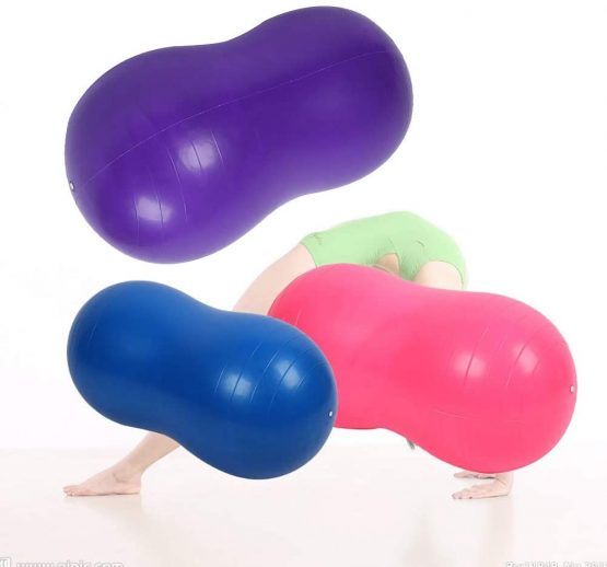KRUIHAN Peanut Shaped Yoga Ball Exercise - Home Sports Gym Weight Loss Balance Training Physical Therapy Equipment - Image 3