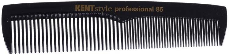 Kent 128mm Men’s Pocket Comb SPC85, Dual-Tooth Hard Rubber Comb for Detangling Styling & Everyday Grooming - Image 4