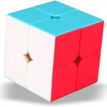 TOYESS Speed Cube 2x2 Stickerless, Smooth Magic Cube 2x2x2, Professional Puzzle Cube, Brain Teasers Toys for Kids & Adults