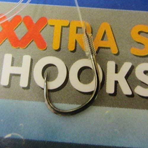 SILSTAR Match Team 24 (4 packs of 6) K74S, Extra Wide Gape XXTRA STRONG Barbless Fishing Hooks to Nylon, Available in size 10 - Image 3