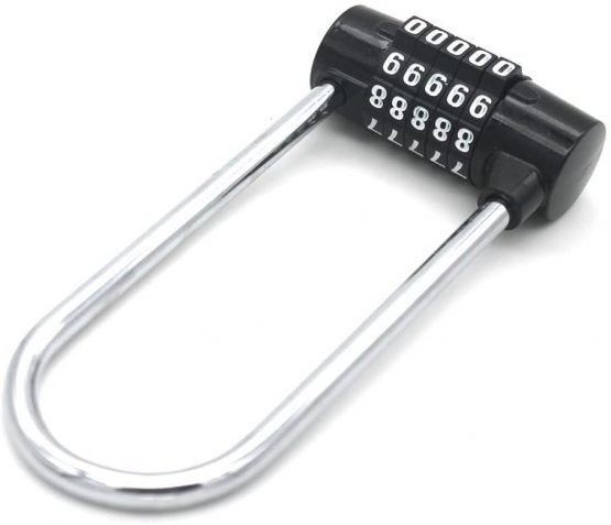 Large Lengthened Beam Locker Cabinet Door Handles Combination Lock Padlock Combination Lock Gym Lock 5 Digit Combination Padlock Safety Padlock Safety Lock Luggage Locker Wardrobe Gym Locker - Image 3