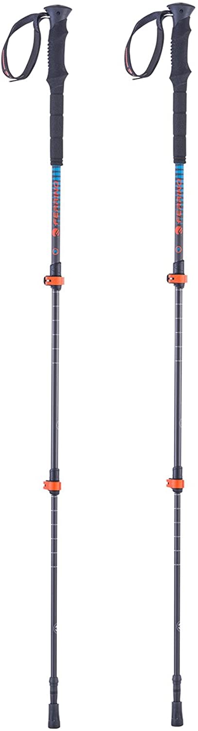 Ferrino Nuptse Trekking Pole, Black, 60/135 cm, 60 / 135