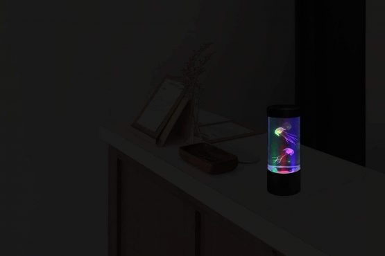 Mini Jellyfish Aquarium Lamp Electric Jellyfish Fake Fish Aquarium Tank- LED Fantasy Jellyfish Lamp Colour Changing Mood Light - Image 4