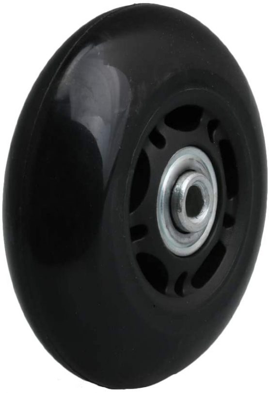 Mxfans 75mm Dia Luggage Suitcase Wheel Outdoor Replacement PU Rubber Wheel Kit - Image 3