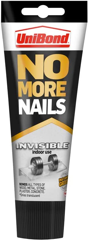UniBond No More Nails Invisible, Heavy-Duty Clear Glue, Strong Glue for Wood Ceramic, Metal & More - Image 2