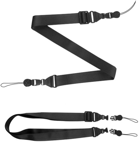 Miesherk Adjustable Shoulder Strap Multifunctional Replacement for Camera Case iPad Case Laptop Notebook Case Luggage Duffel Bag Strap Comfortable Neck Strap Nylon Black 35.4”-61” - Image 4