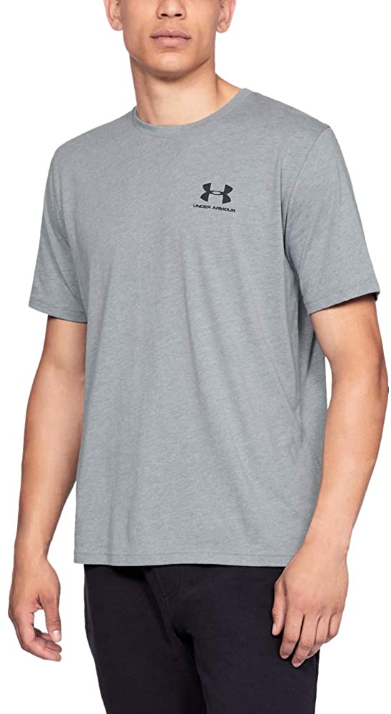 Under Armour Men Sportstyle Left Chest, Super Soft Men's T Shirt for Training and Fitness Fast-Drying Men's T Shirt with Graphic