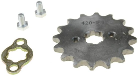 WOOSTAR Motorcycle 420-16T Front Sprocket 17mm Replacement for 50cc 70cc 90cc 110cc 125cc Dirt Pit Bike Mini Bike ATV 4 Wheeler Moped - Image 4