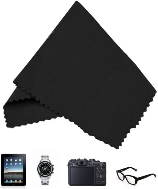 ECO-FUSED Microfiber Cleaning Cloths - 12 Pack - For Cleaning Glasses, Spectacles, Camera Lenses, iPad, Tablets, Phones, iPhone, Android Phones, Laptops, LCD Screens and Other Delicate Surfaces - Image 3