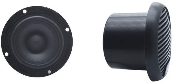 Herdio 140W 3 inches Waterproof IP66 Weather Proof Coaxial Boat Speakers Marine Stereo Outdoor Loudspeaker System Set for Car Van Truck Tractor Caravan Motorhome - Image 2